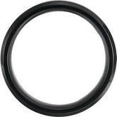 Black Titanium & Wood Inlay Wedding Band